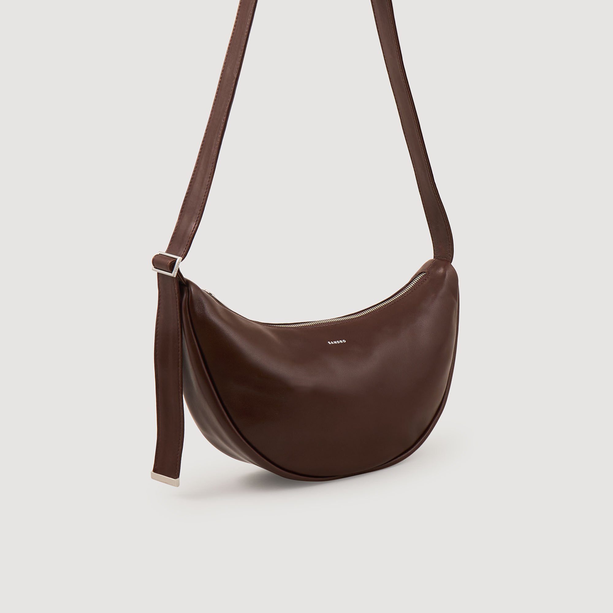 Bolso hobo pequeño de cuero