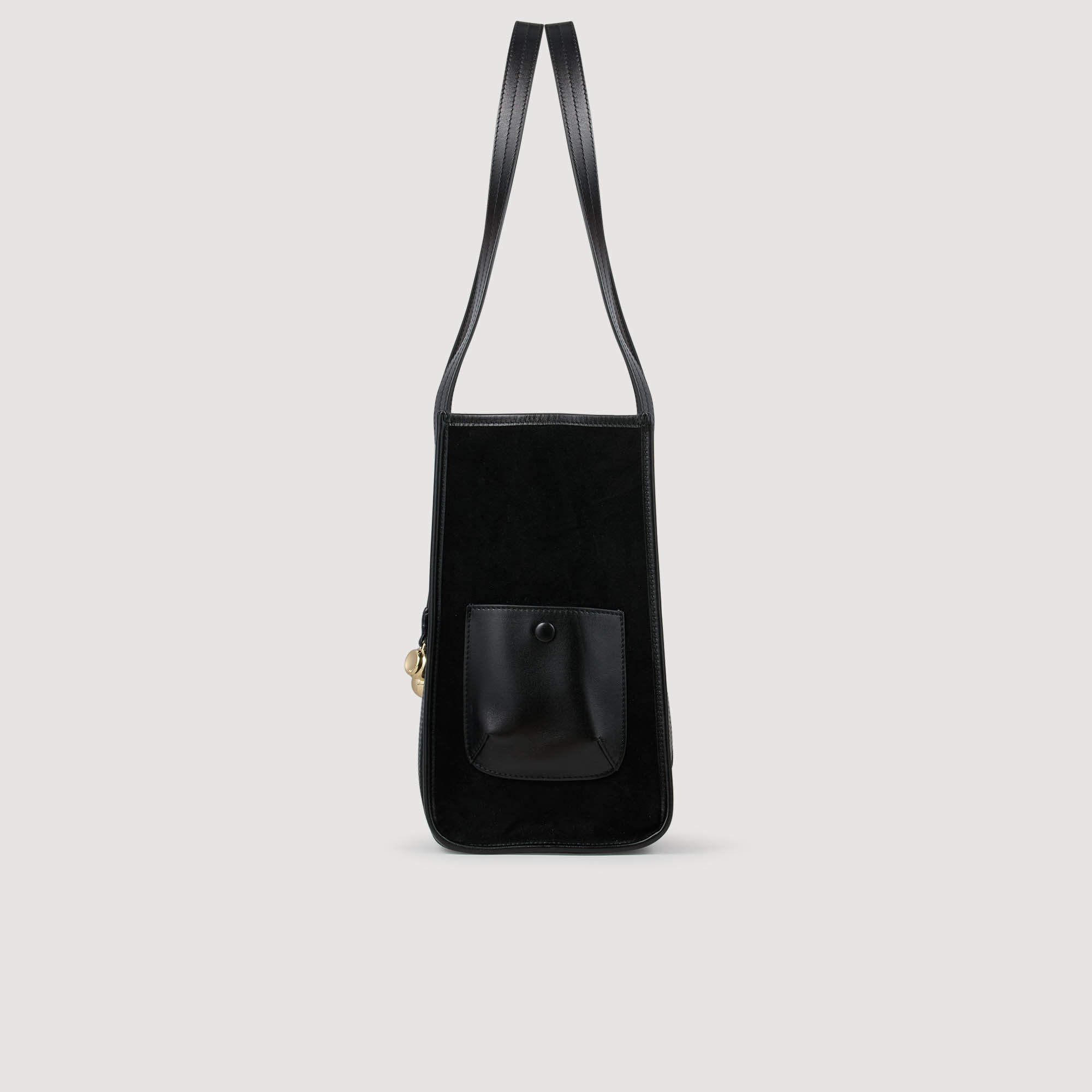 Bolso tote de ante flexible