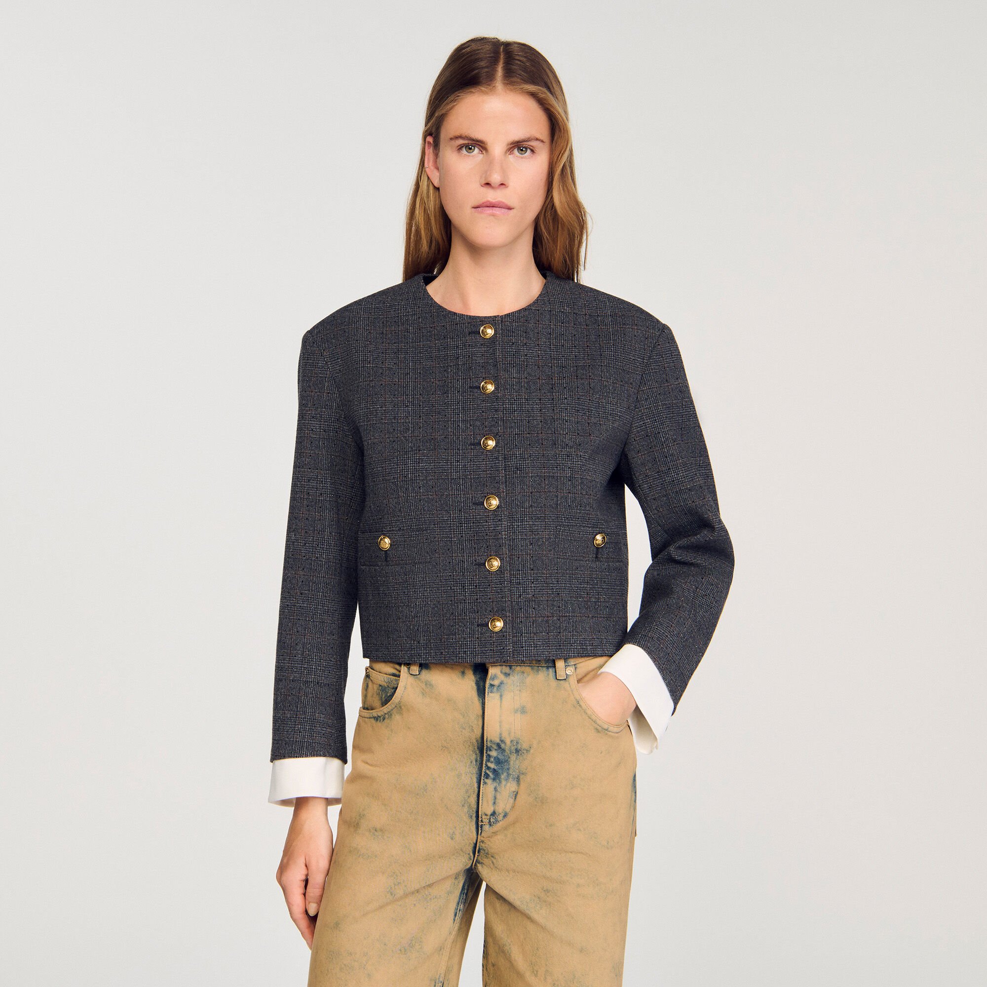 Chaqueta sastre con strass