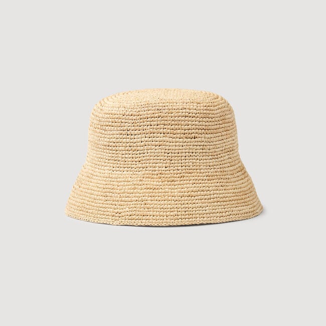 Gorro de pescador de rafia