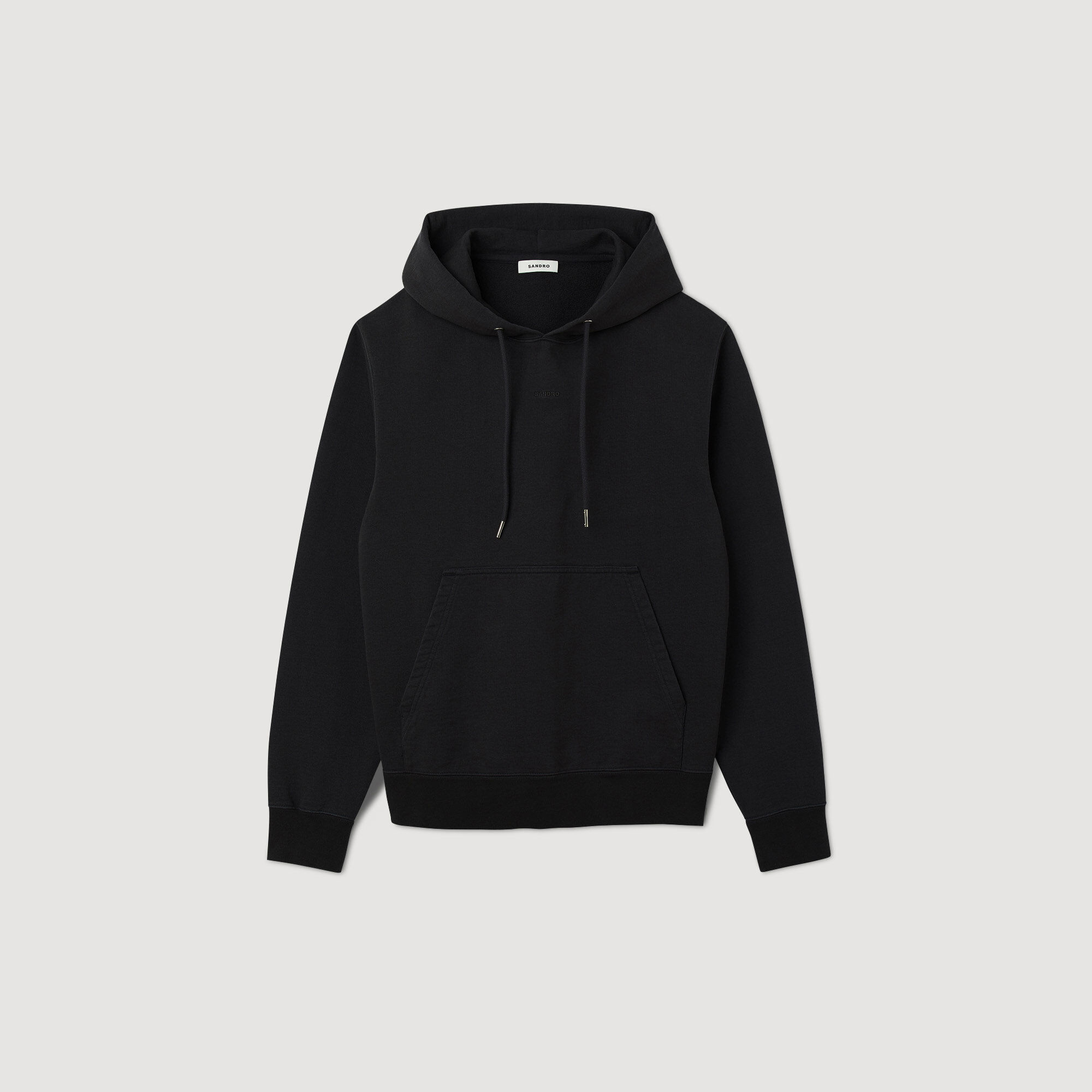 Sudadera hombre bordado algodón orgánico