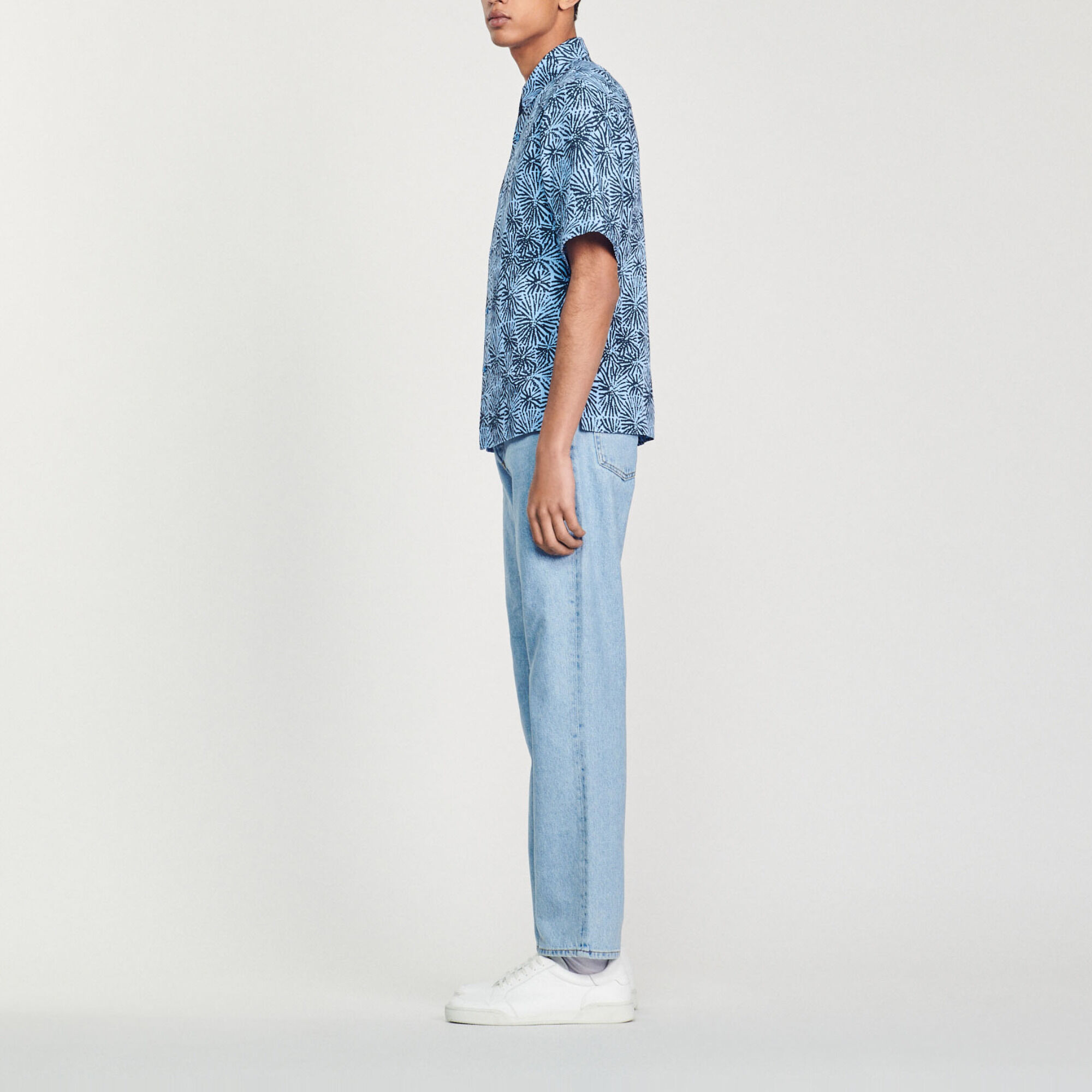 Camisa oversize estampada