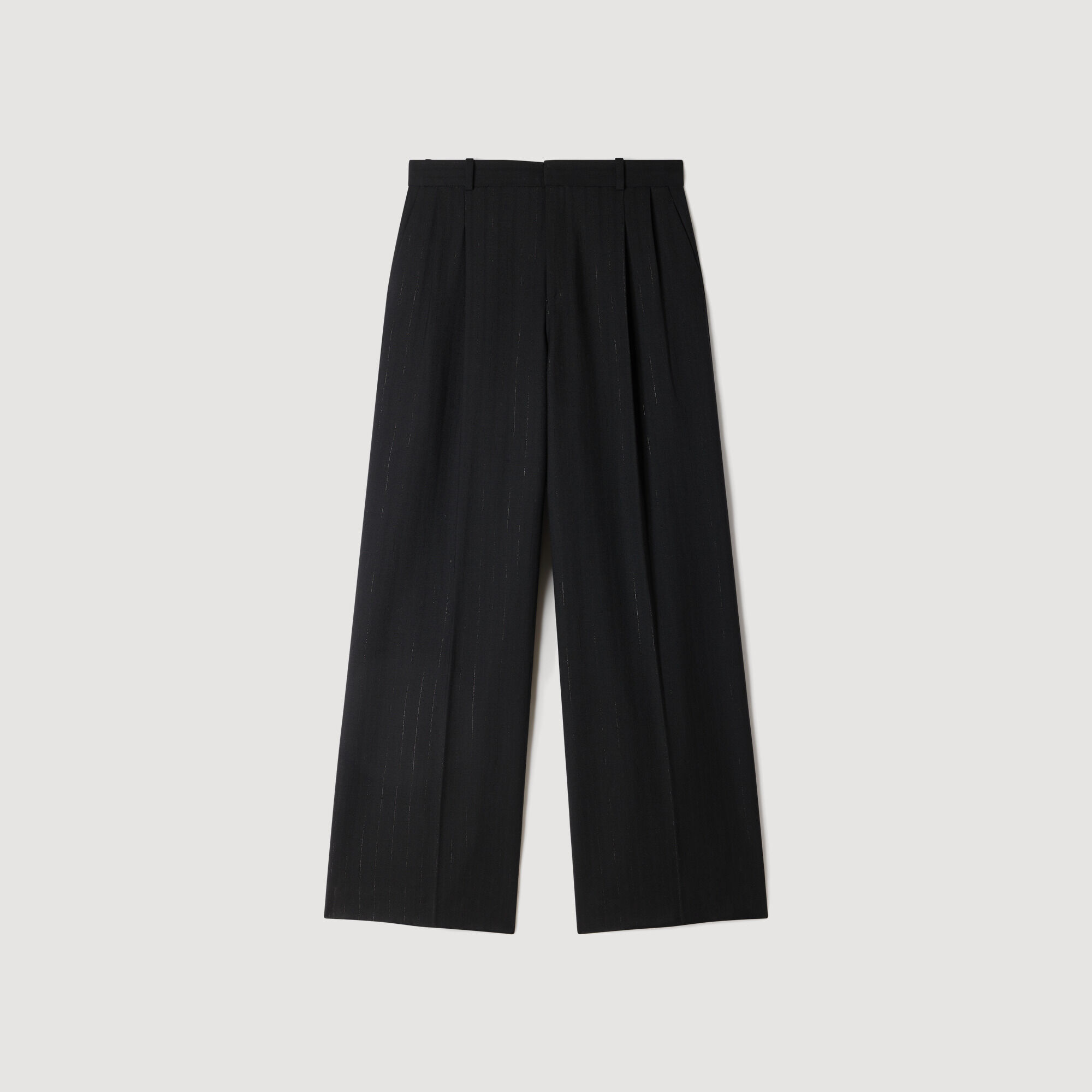 Pantal&oacute;n ancho a rayas