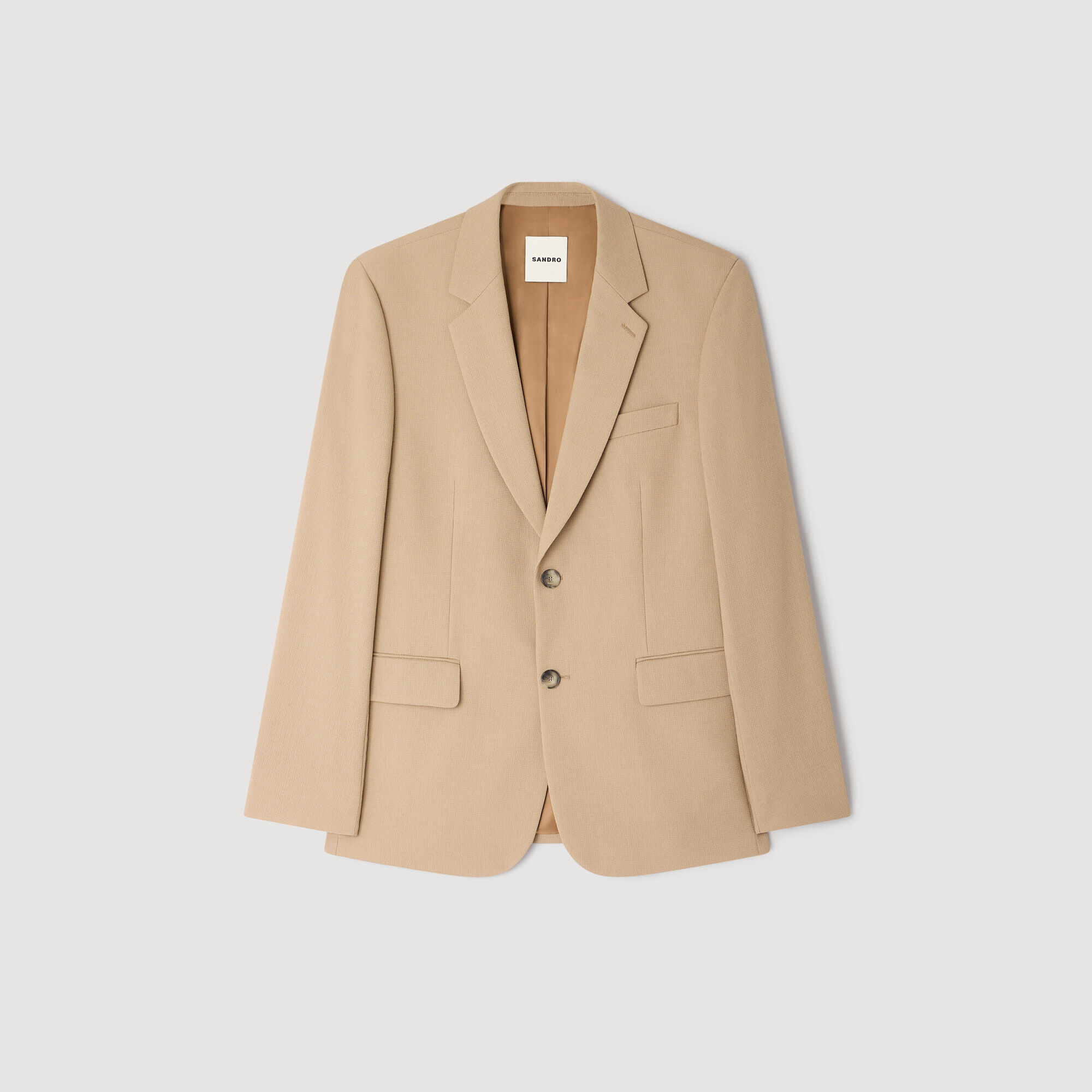 Chaqueta de traje de lana