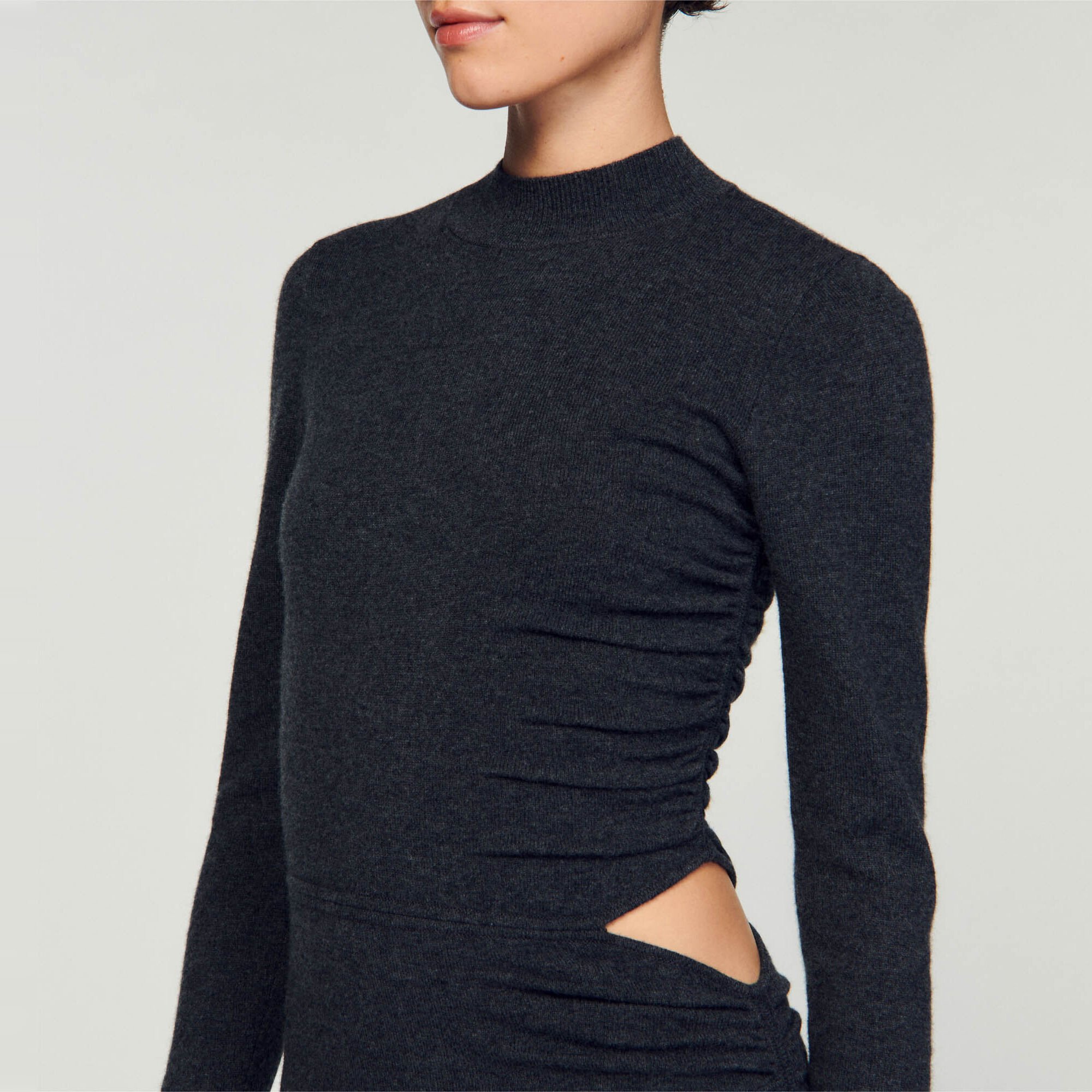 Vestido largo de punto