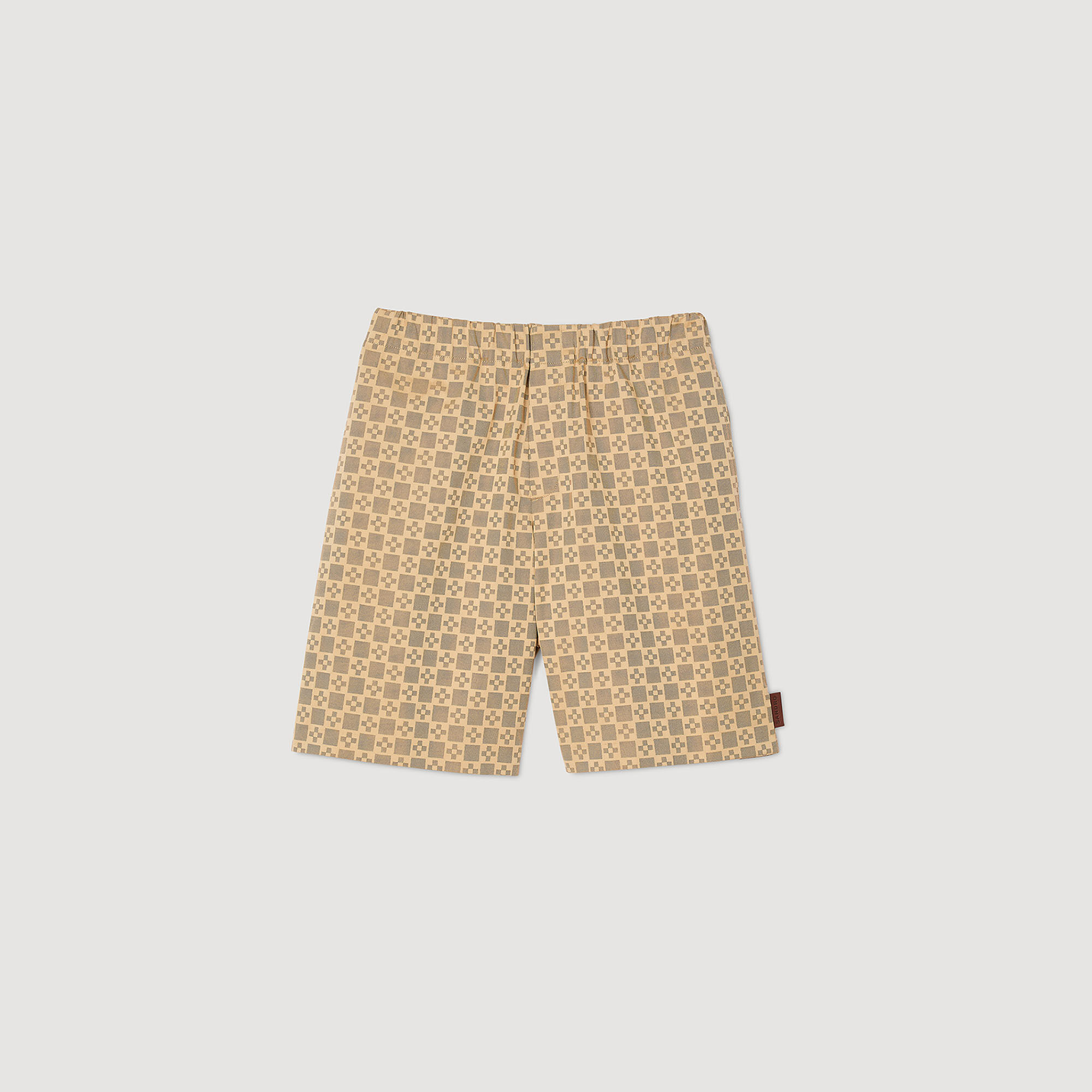 Pantalón corto jacquard Square Cross