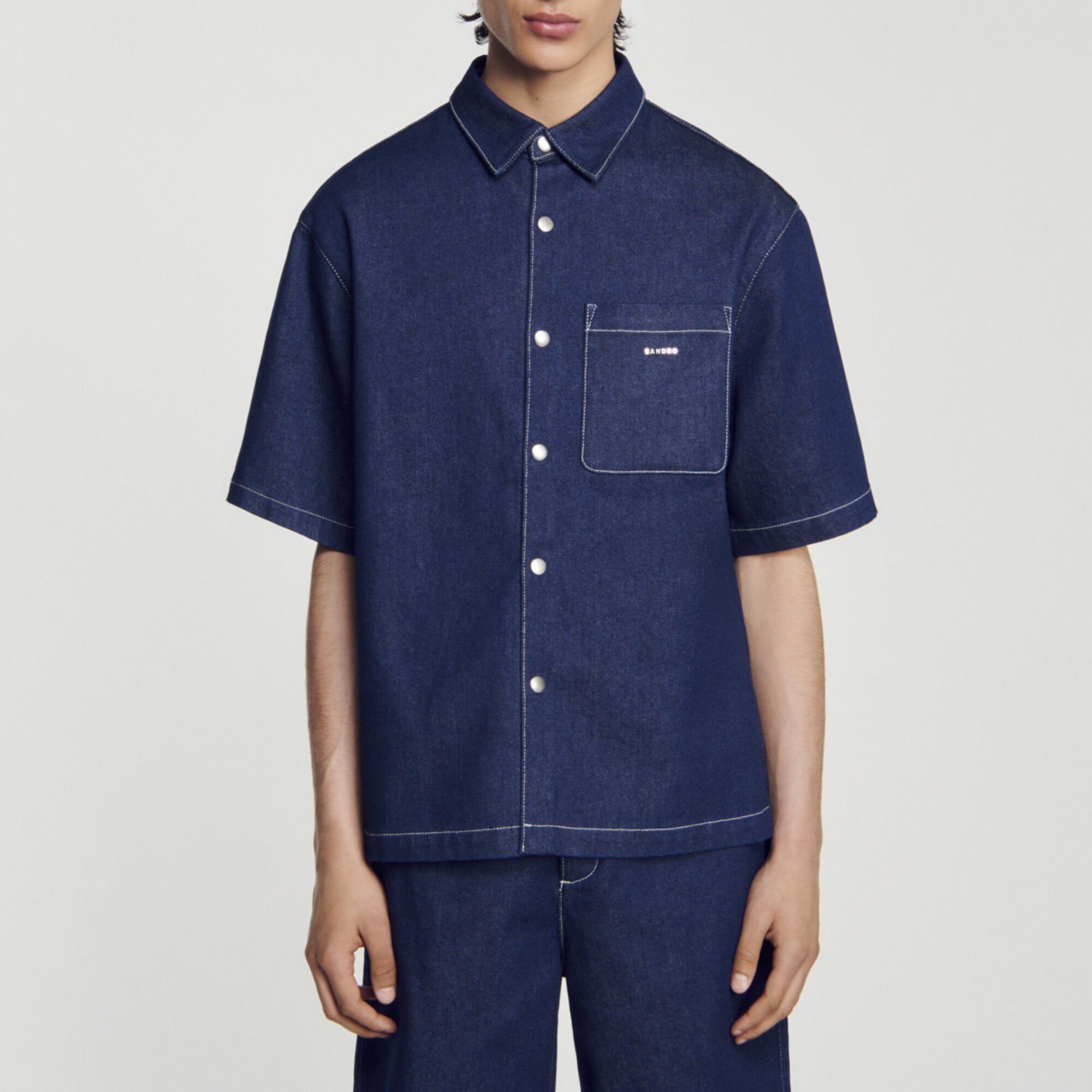 Camisa de denim