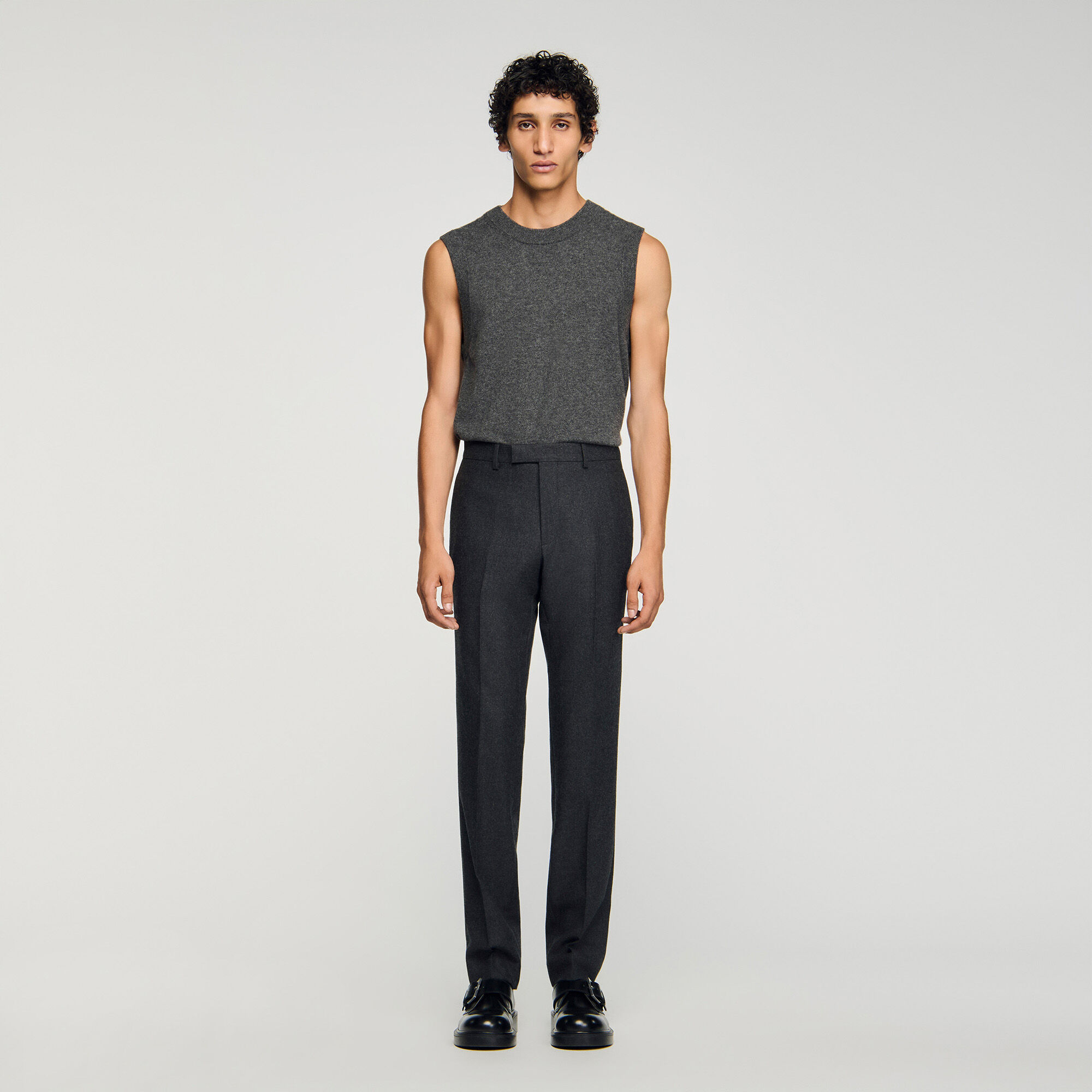 Pantal&oacute;n de traje de lana