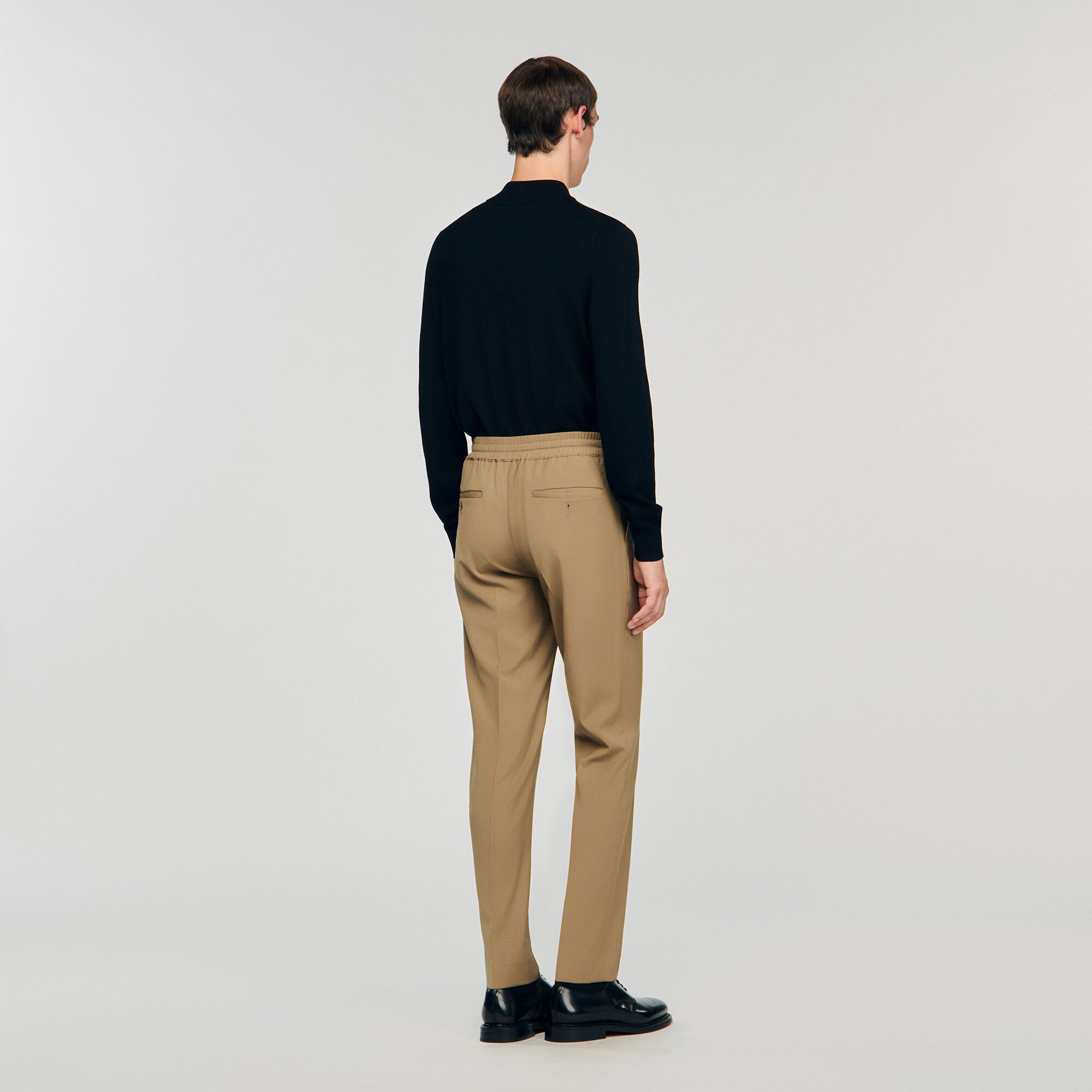 Pantalón recto elástico