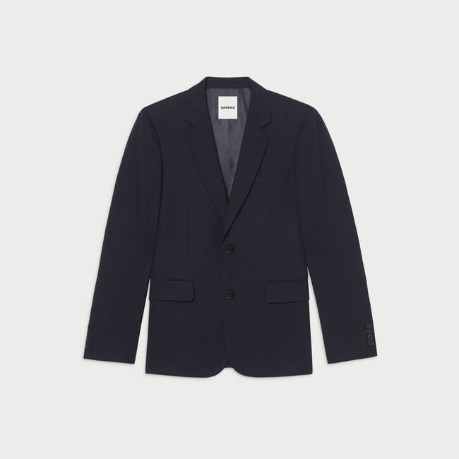 Chaqueta de traje de lana