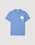 Camiseta con parche de flor