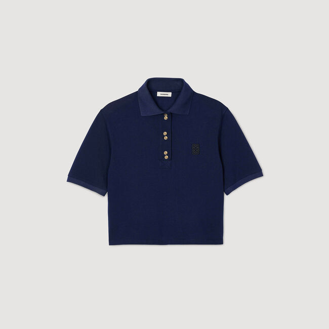 Polo con botones de fantasía