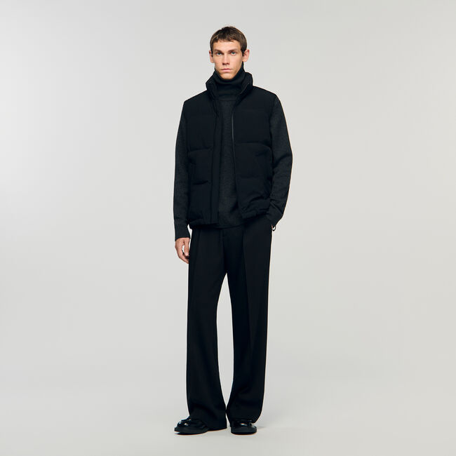 Anorak sin mangas de tejido técnico