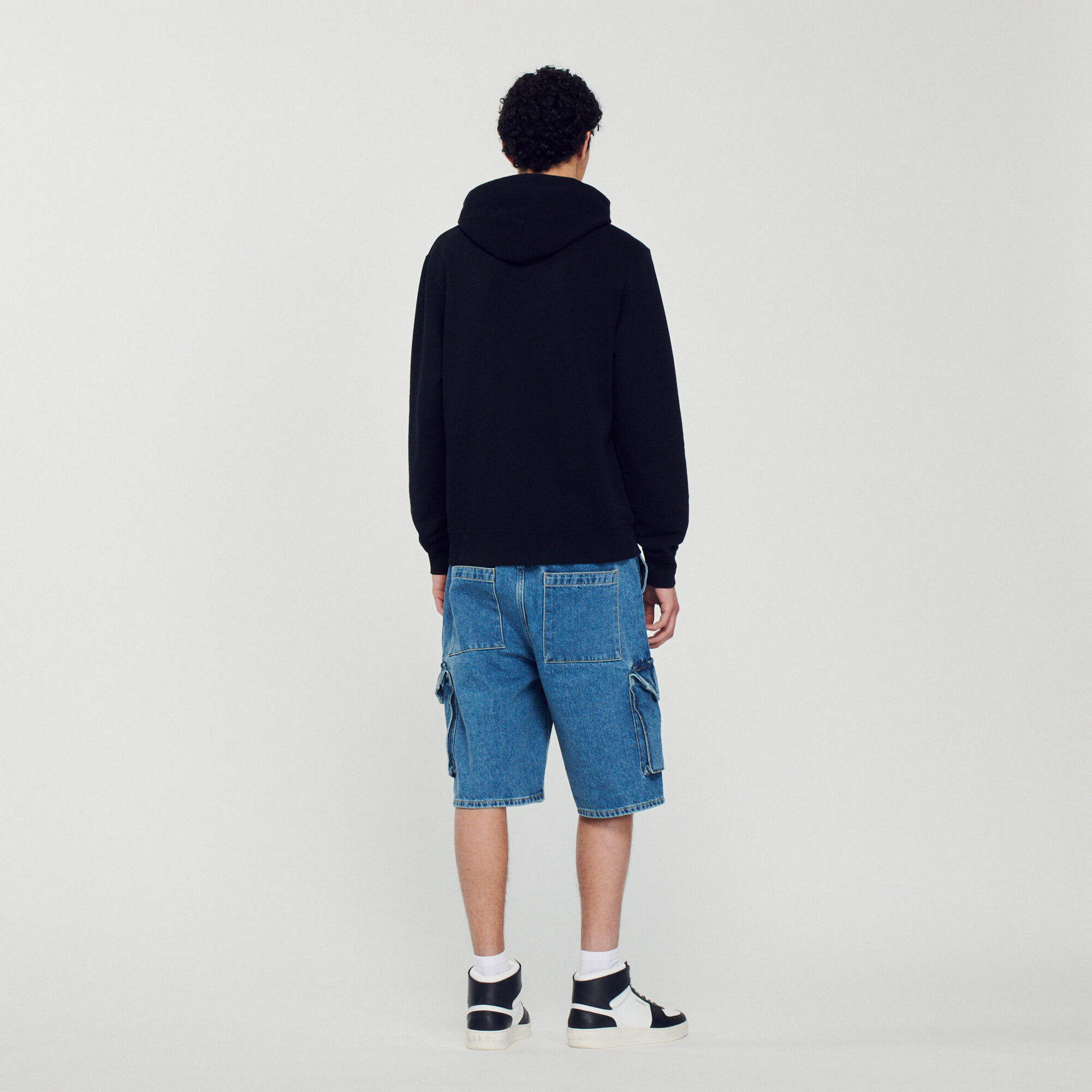 Sudadera con capucha, estampado conejo
