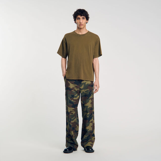 Camiseta efecto descolorido