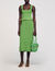 Bolso de crochet con borlas