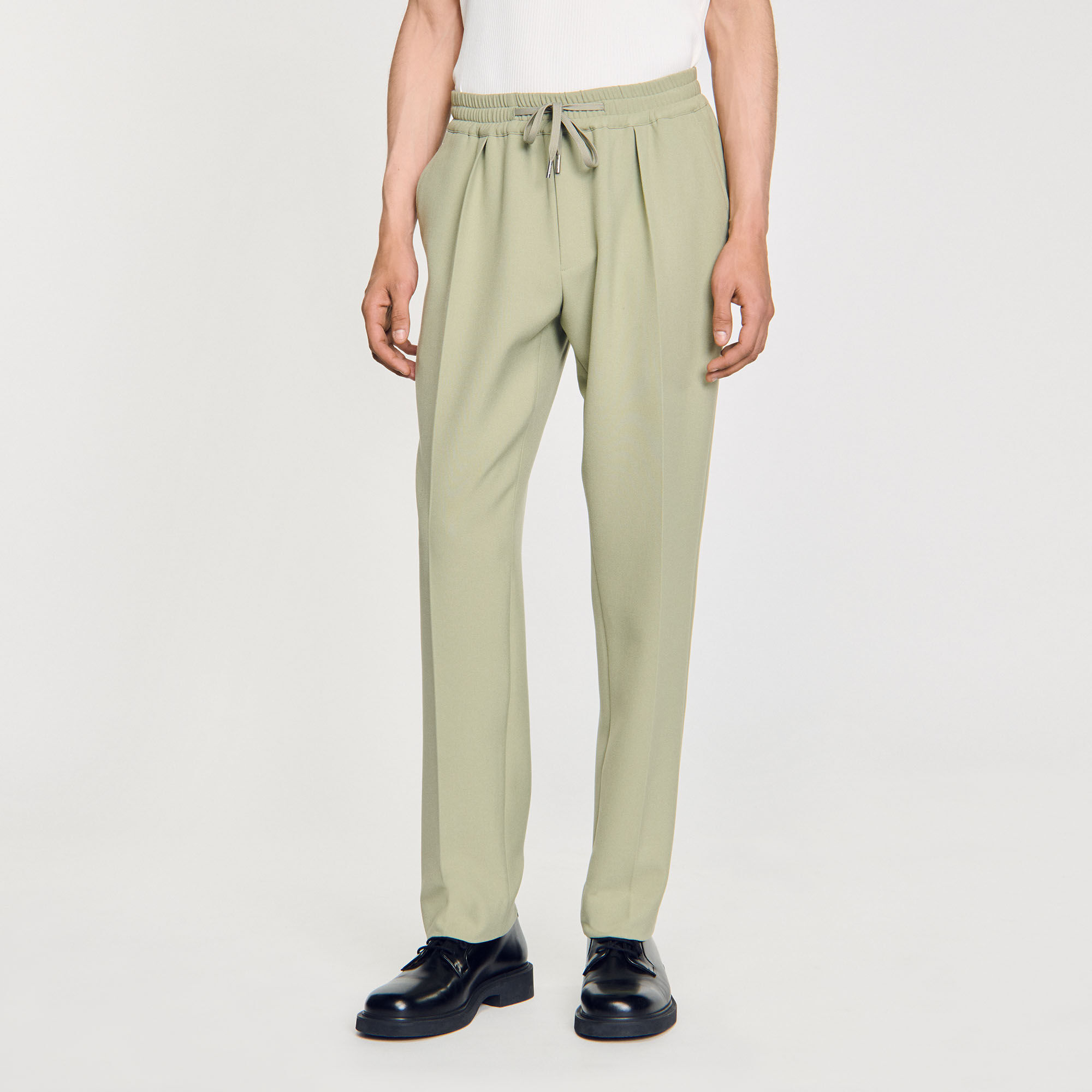 Pantalón recto elástico