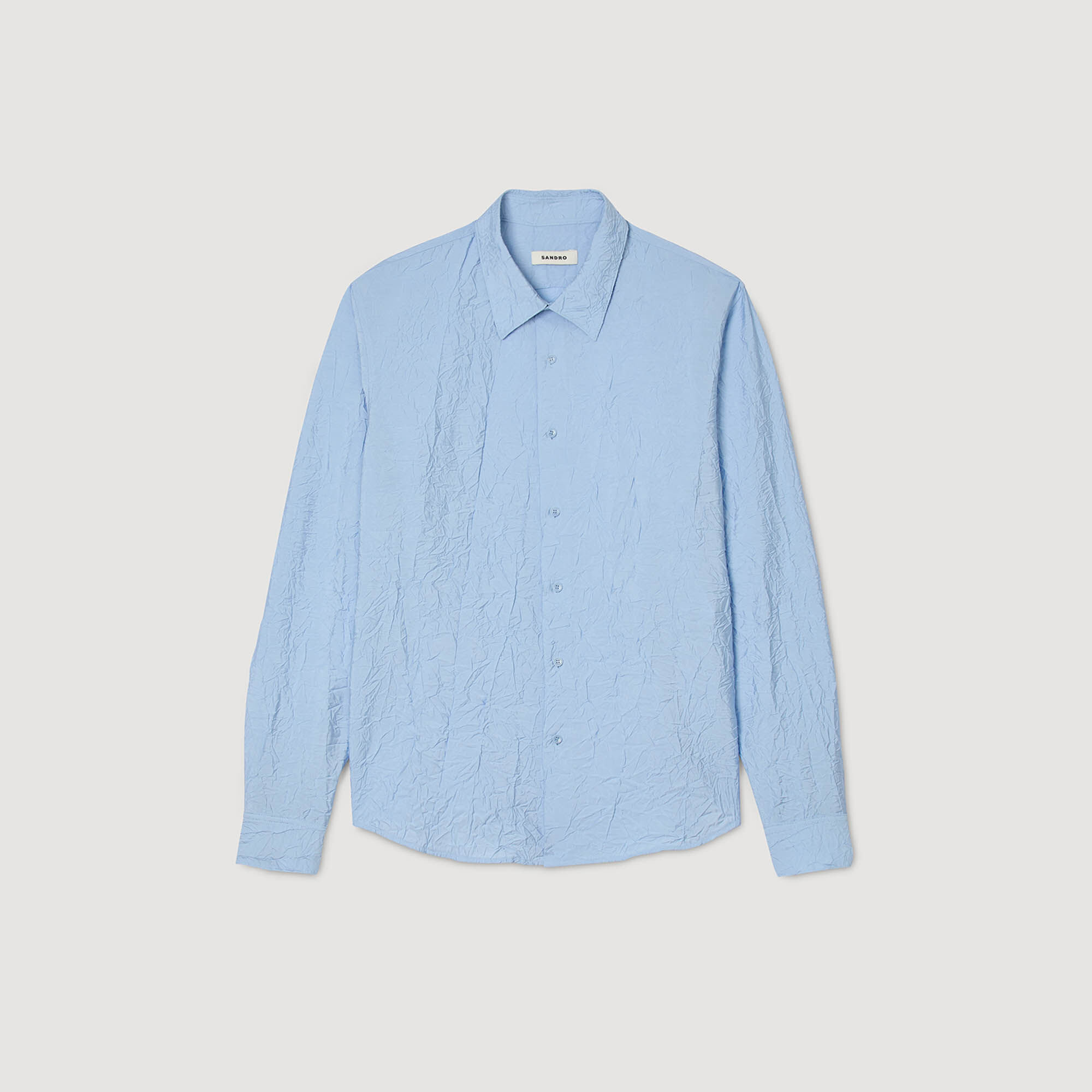 Camisa efecto arrugado