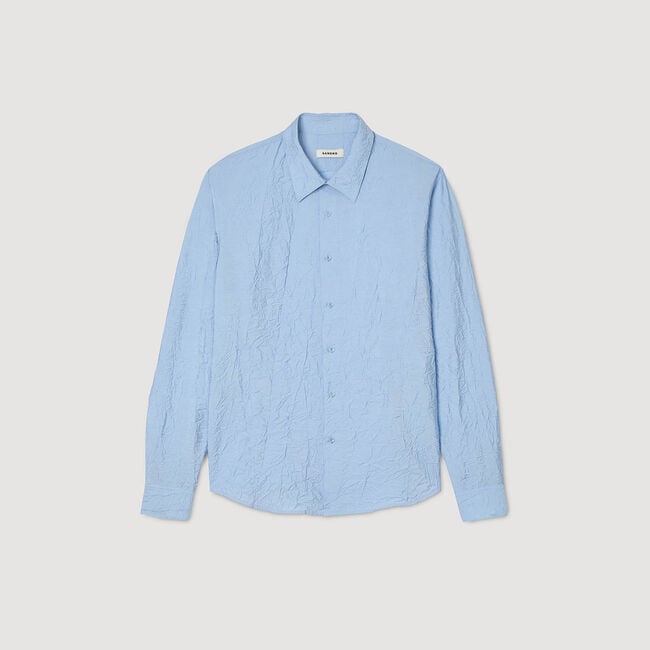 Camisa efecto arrugado