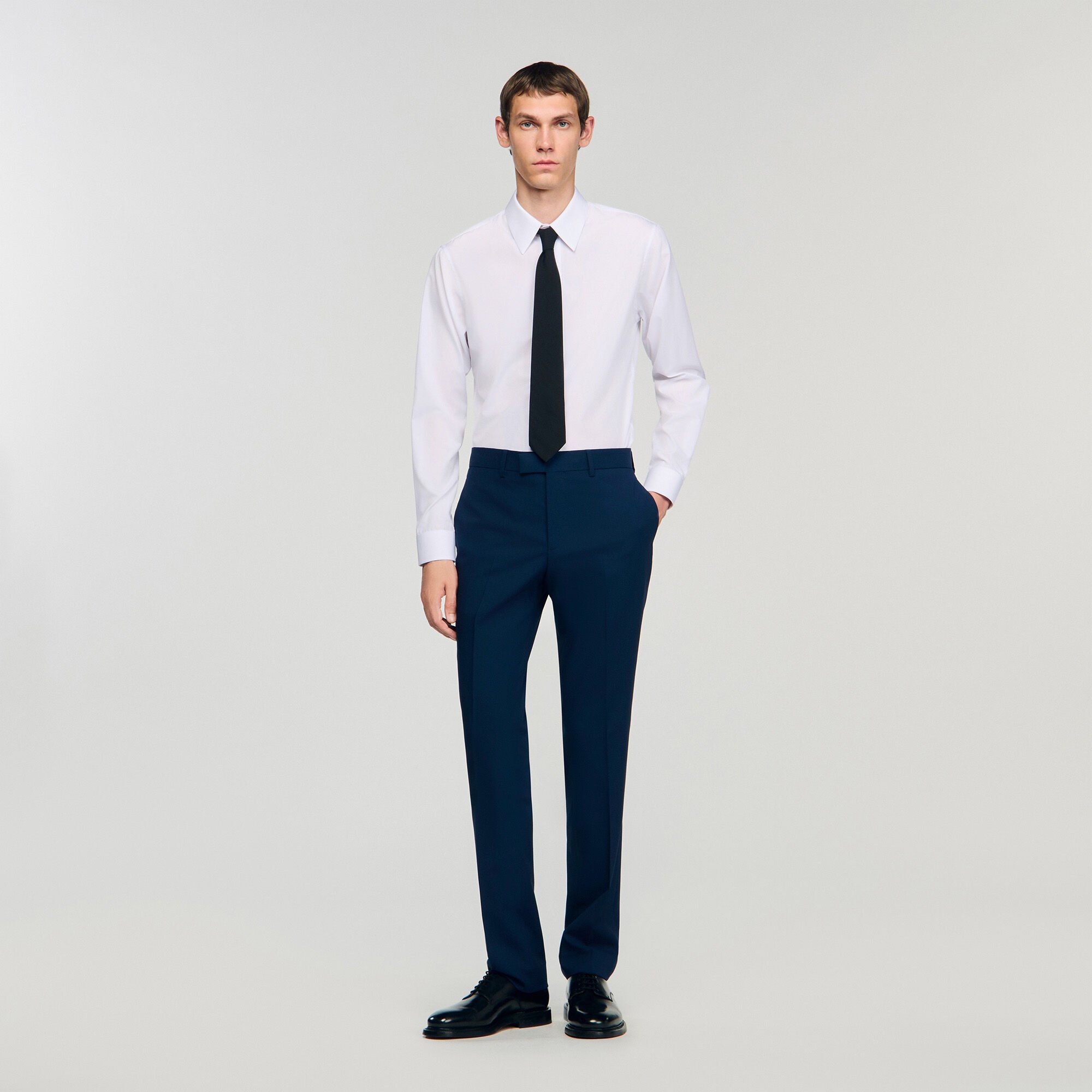 Pantalón de traje de lana