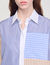 Camisa con mezcla de rayas