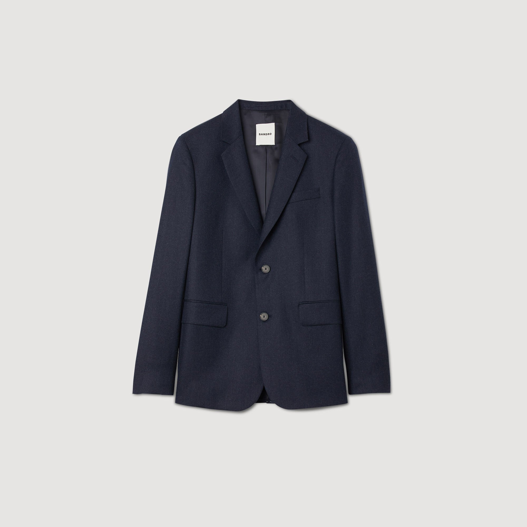 Chaqueta de traje de lana