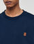 Camiseta con logotipo de cuero