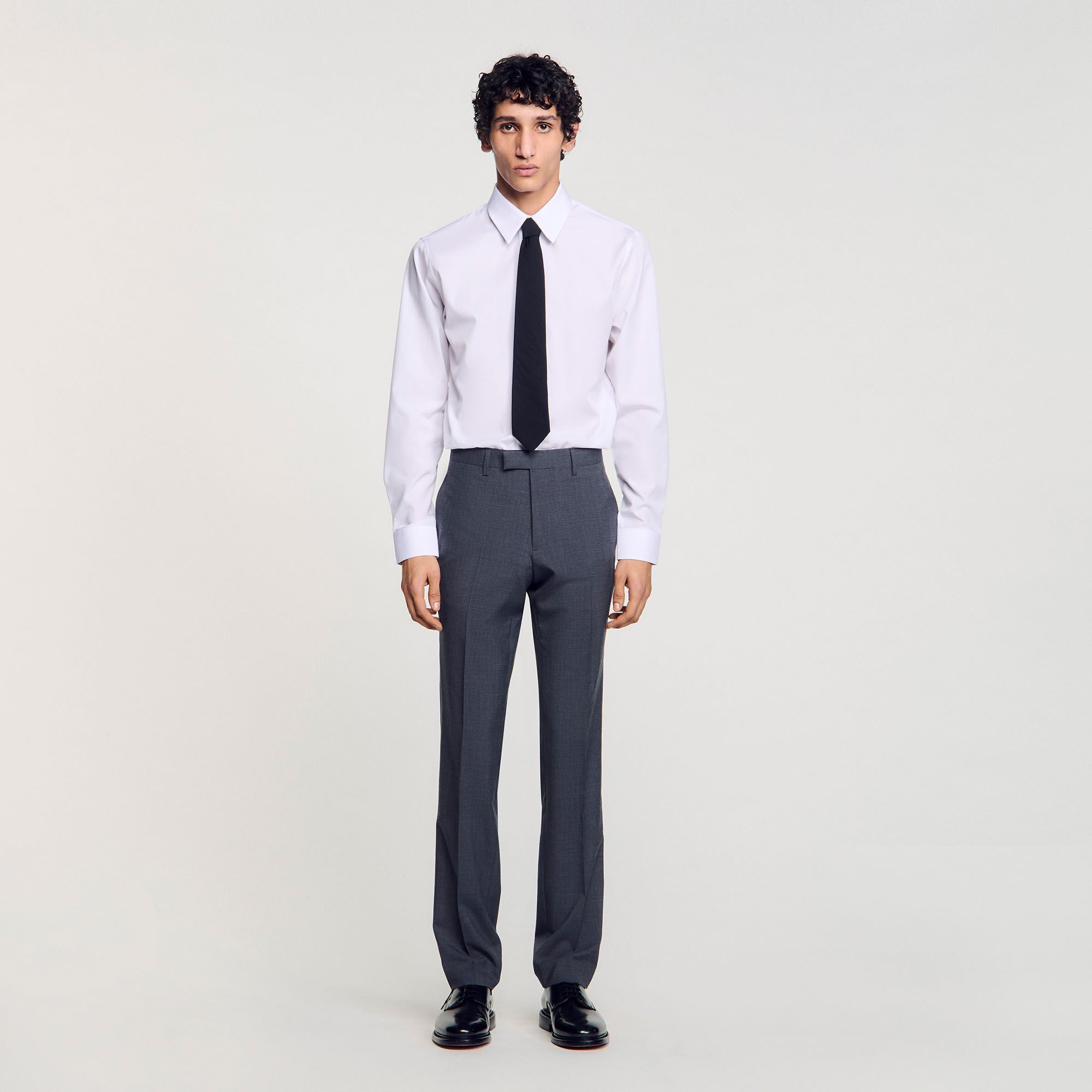 Pantalón de traje en lana