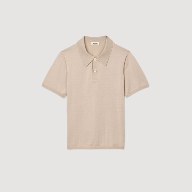 Polo de manga corta de punto