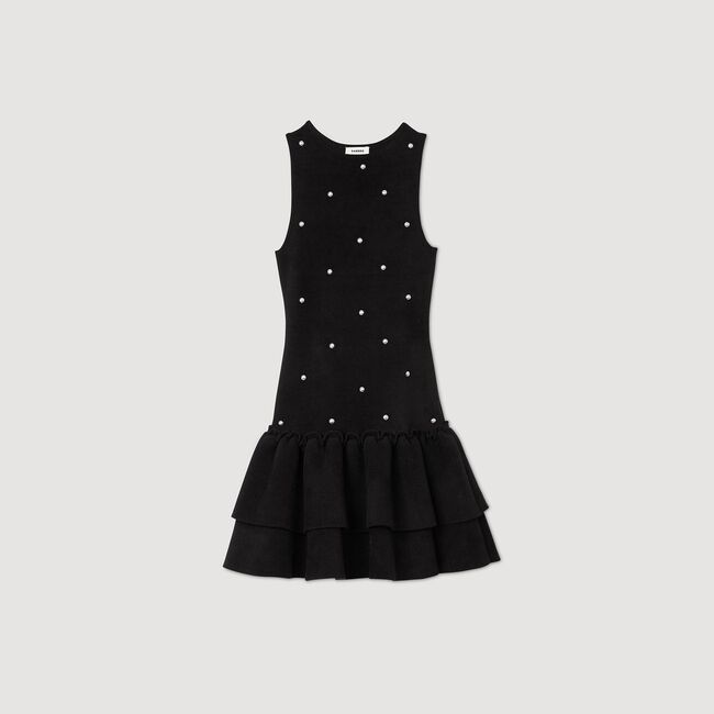 Vestido de punto aterciopelado