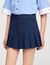 Short de traje con pliegues