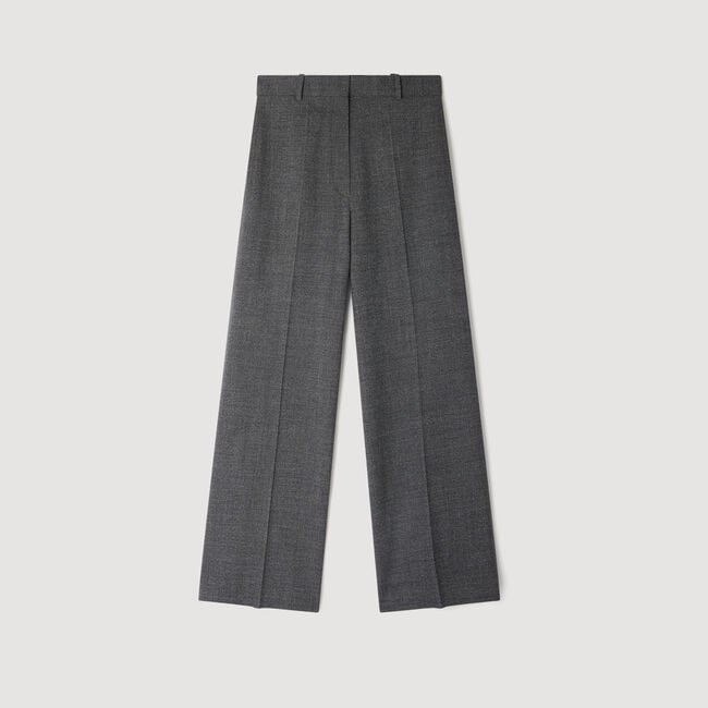 Pantalón recto y ancho