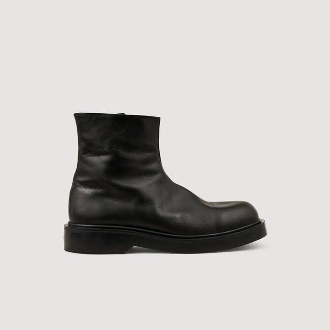 Botines en cuero