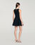 Vestido corto con cuello de perlas - Mujer | Sandro