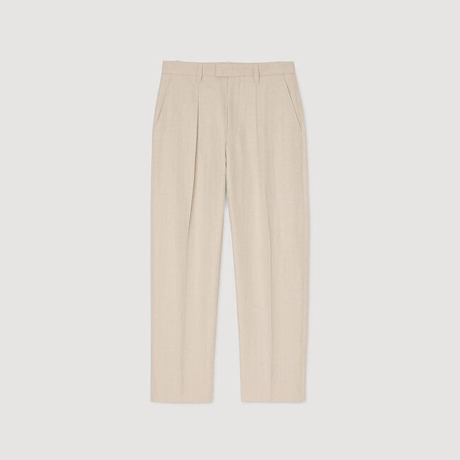 Pantalón ancho de pinzas