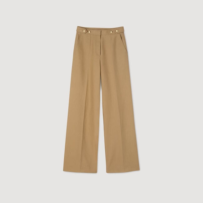 Pantalón de traje de algodón