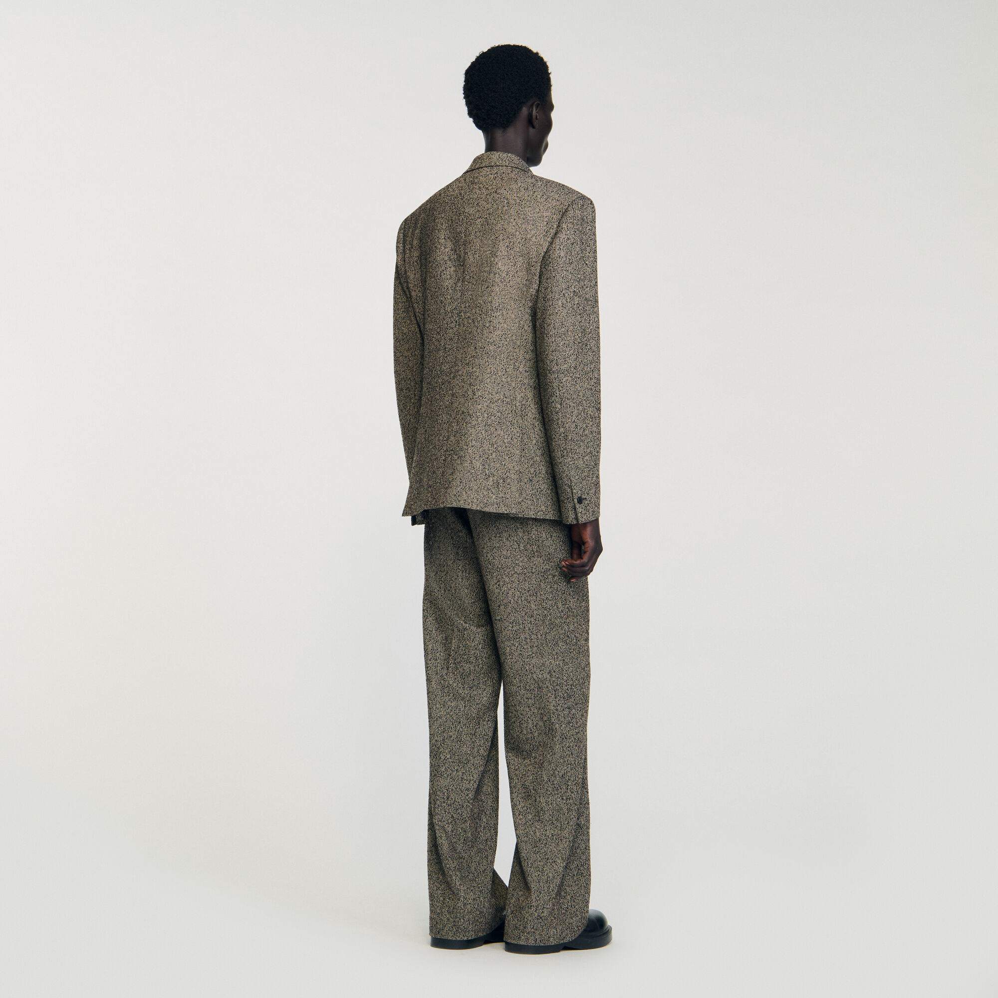 Chaqueta de traje cruzada