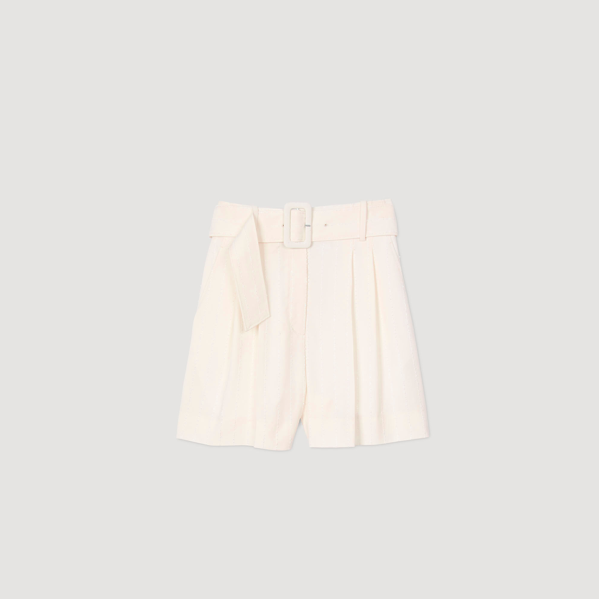 Short talle alto con lentejuelas