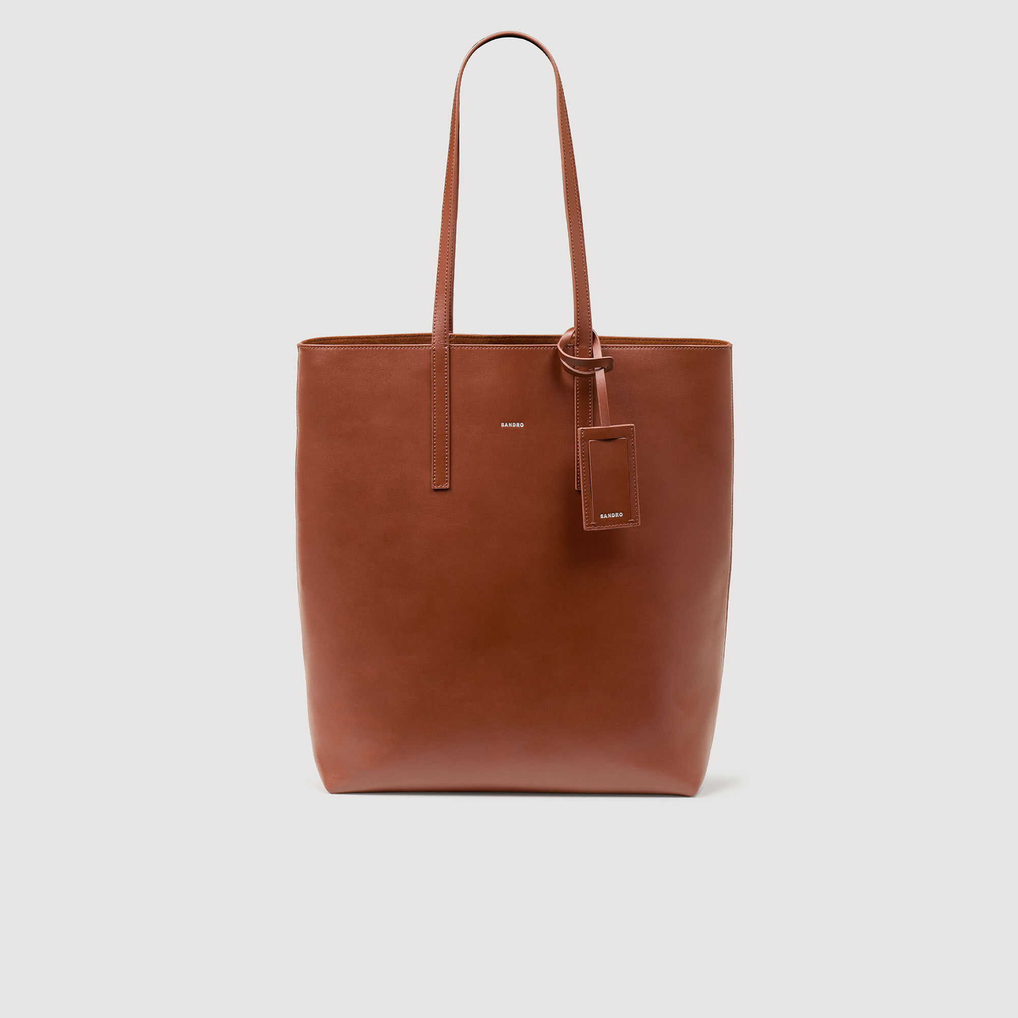 Bolso tote de cuero