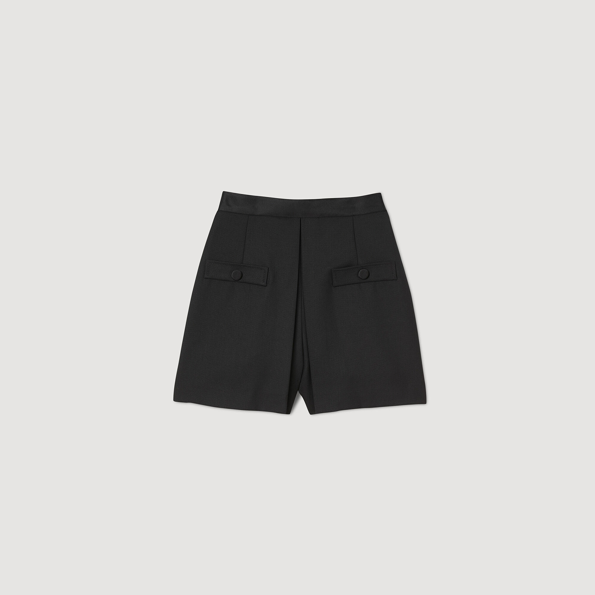 Short de talle alto con botones
