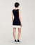 Vestido corto de punto con pedrería
