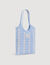 Bolso de ganchillo bicolor