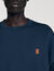 Sudadera oversize con parche de cuero
