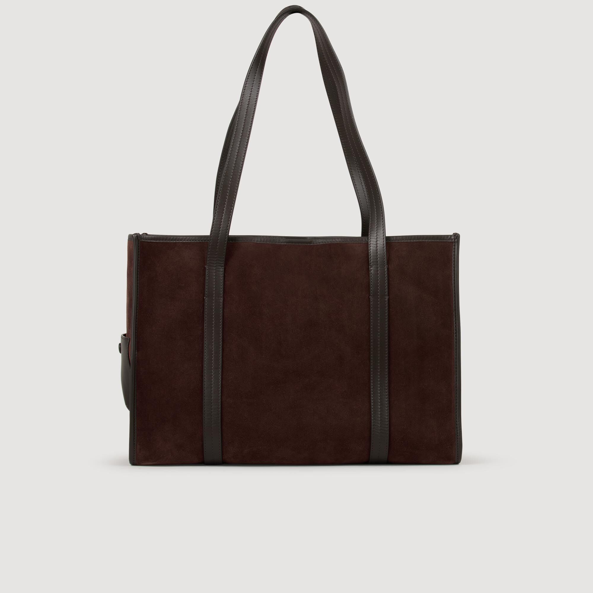 Bolso tote de ante flexible
