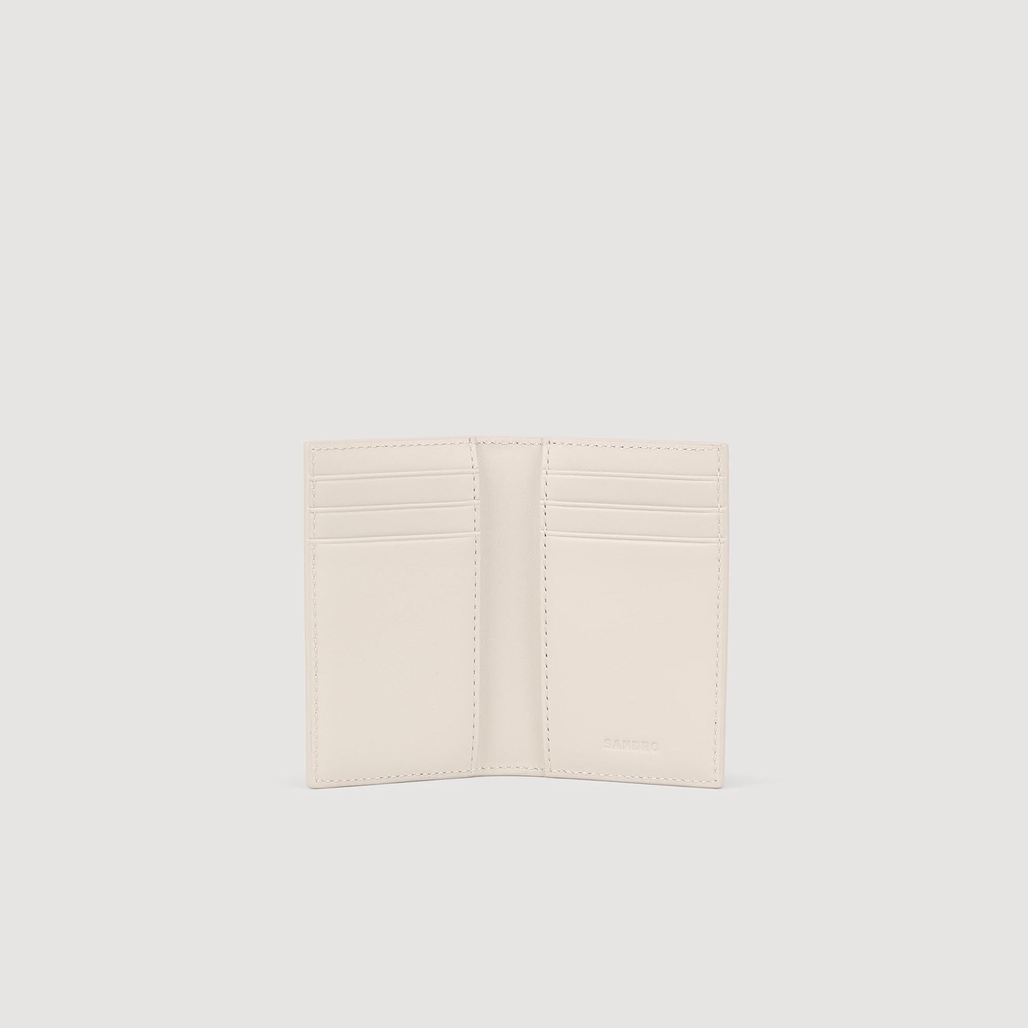 Cartera de cuero reconstituido