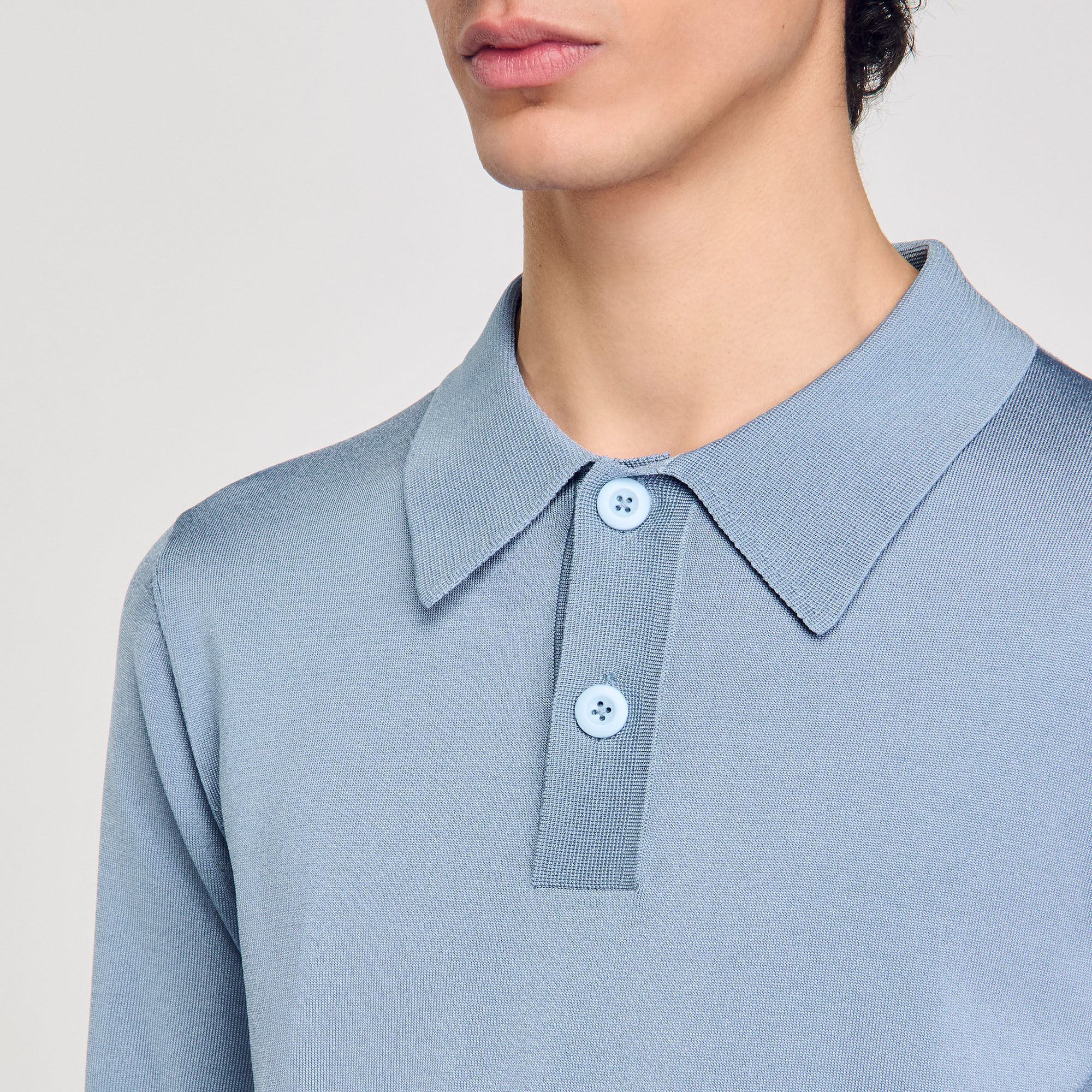 Polo de manga corta de punto