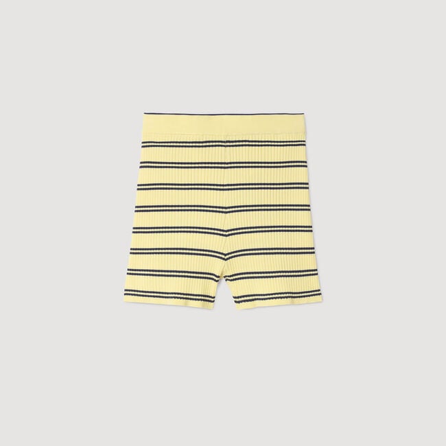 Pantalón corto de rayas