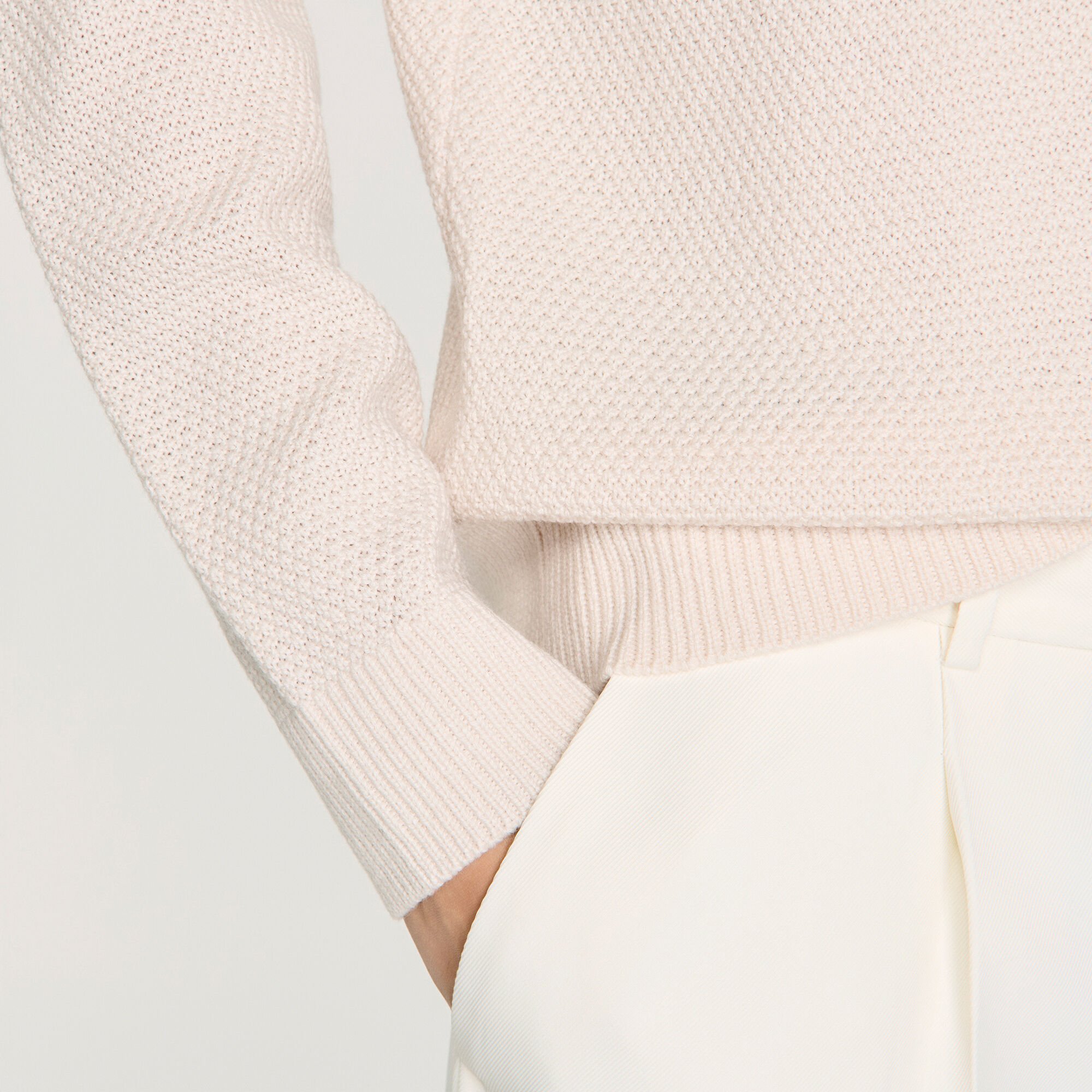 Jersey en punto de arroz