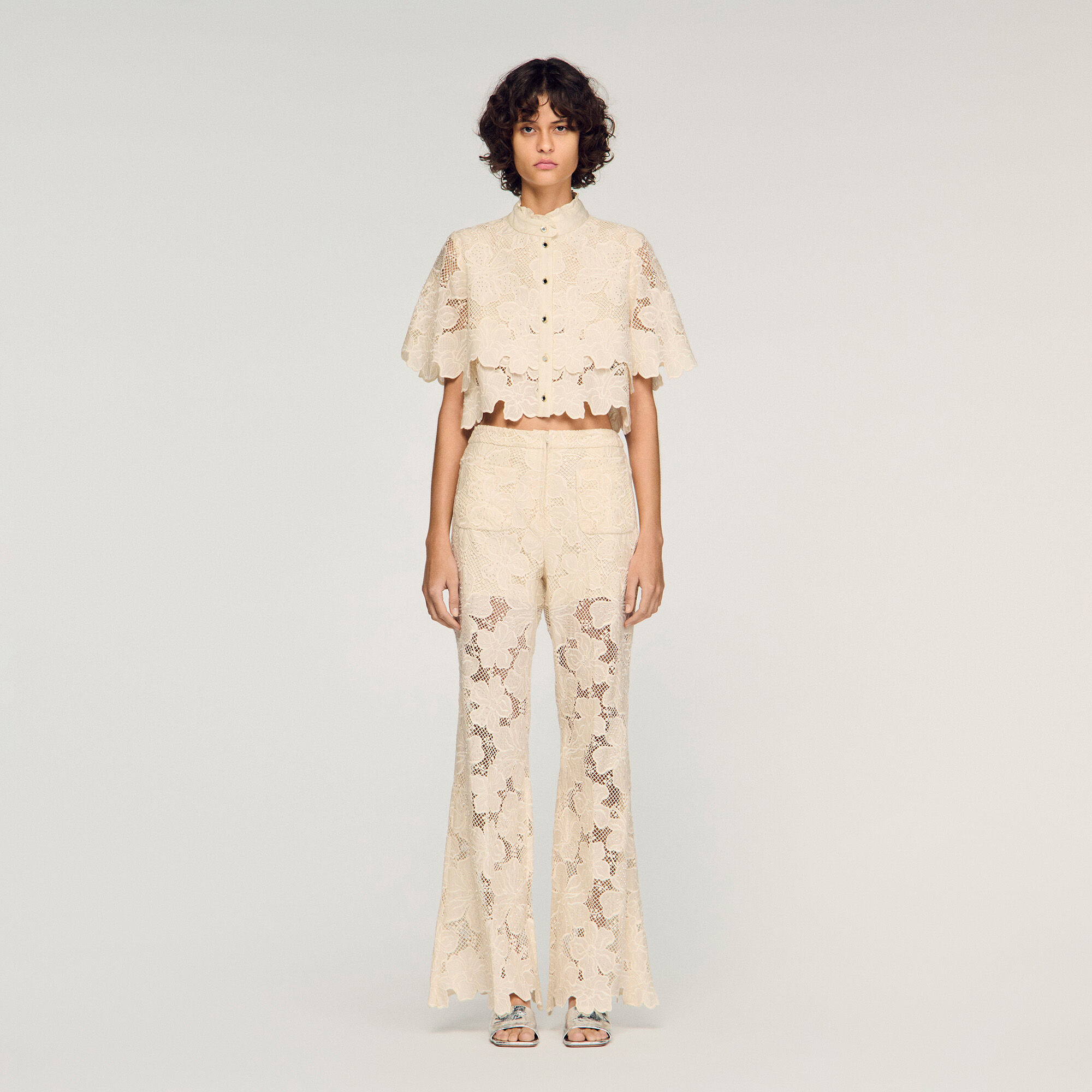 Pantal&oacute;n de guipur