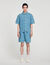 Camisa denim square cross